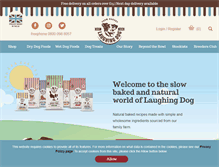 Tablet Screenshot of laughingdogfood.com